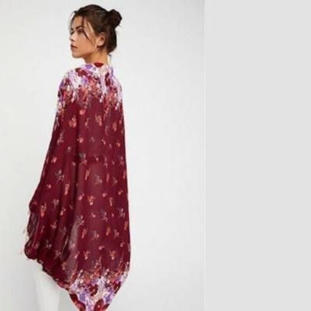 Free People Bali Wrapped in Blooms Kimono